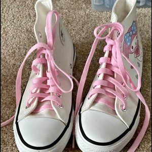 Sanrio My Melody High top canvas sneakers 7.5 Women's